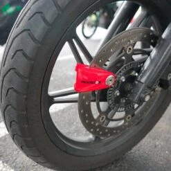 Antivol BLOQUE DISQUE SRA 10 Rouge KOOROOM -Cycle Libre Magasin antivol bloque disque sra 10 rouge kooroom 5