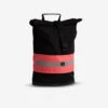 BTWIN BANDEAU DE VISIBILITE DE SAC JOUR NUIT ROSE FLUO
