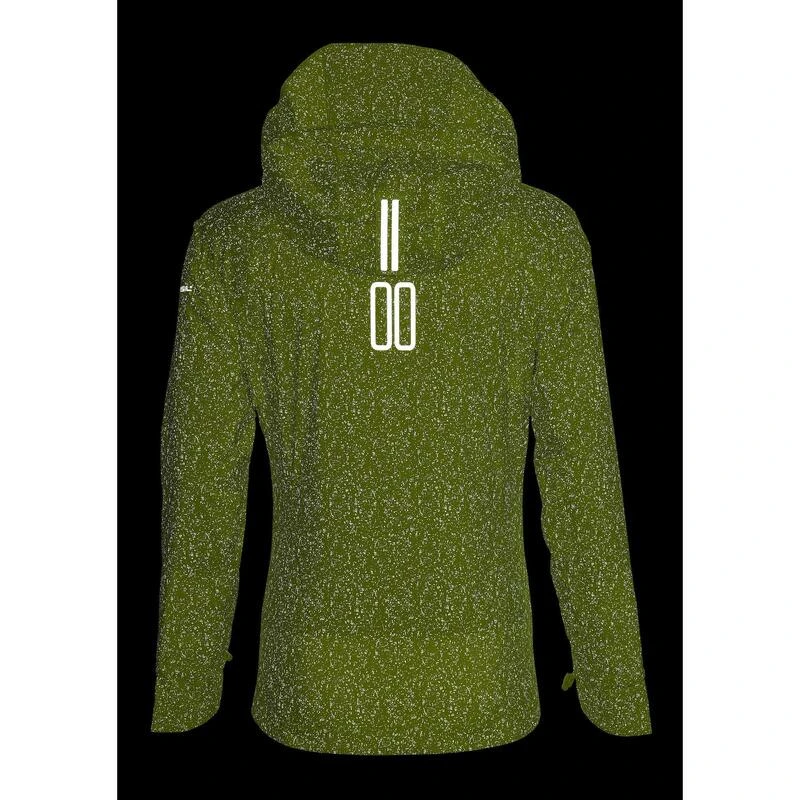 BASIL Veste De Pluie Pour Vélo Skane HiVis, Jaune Fluo 5 BASIL Veste De Pluie Pour Vélo Skane HiVis, Jaune Fluo – Image 5