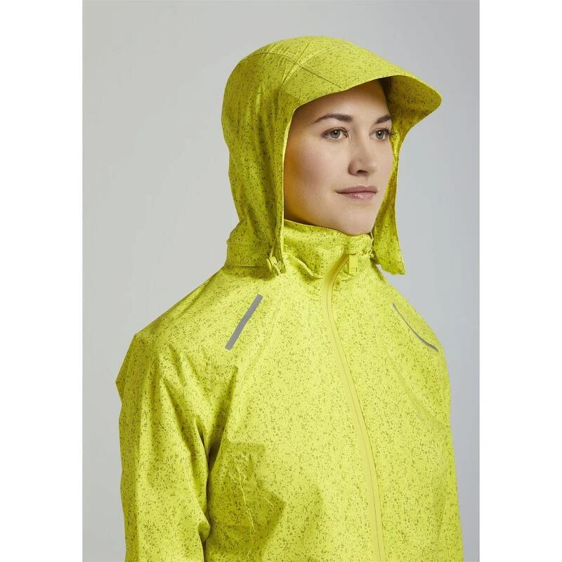 BASIL Veste De Pluie Pour Vélo Skane HiVis, Jaune Fluo 6 BASIL Veste De Pluie Pour Vélo Skane HiVis, Jaune Fluo – Image 6
