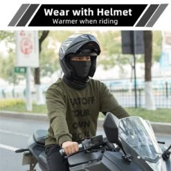 ROCKBROS Cache-cou D'hiver Multifonctionnelle Cagoule Tour De Cou Imperméable Noir -Cycle Libre Magasin cache cou dhiver multifonctionnelle cagoule tour de cou impermeable noir 5