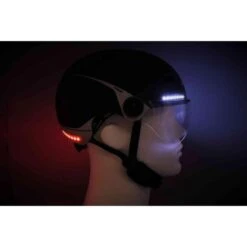 CASQUE DE VÉLO AVEC LUMIÈRES, SON STÉRÉO ET MICRO INTÉGRÉ - PHENIX, NOIR -Cycle Libre Magasin casque de velo avec lumieres son stereo et micro integre phenix noir 2