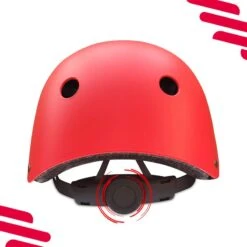 Casque De Vélo Enfants Skate - Rouge -Cycle Libre Magasin casque de velo enfants skate rouge 3