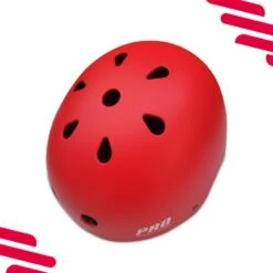 Casque De Vélo Enfants Skate - Rouge -Cycle Libre Magasin casque de velo enfants skate rouge 4