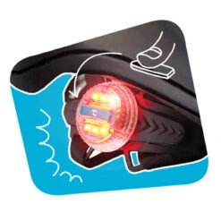 Crazy Safety Casque De Vélo Intégral Pour Enfants | Noir | Lumière Arrière | Certifié EN1078 -Cycle Libre Magasin casque de velo integral pour enfants noir lumiere arriere certifie en1078 3