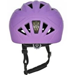 Casque De Vélo Pour Enfants - Violet - Avec Lumières -Cycle Libre Magasin casque de velo pour enfants violet avec lumieres 2