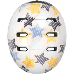 Abus Casque De Vélo Skurb Kid Gris étoiles -Cycle Libre Magasin casque de velo skurb kid gris etoiles 3