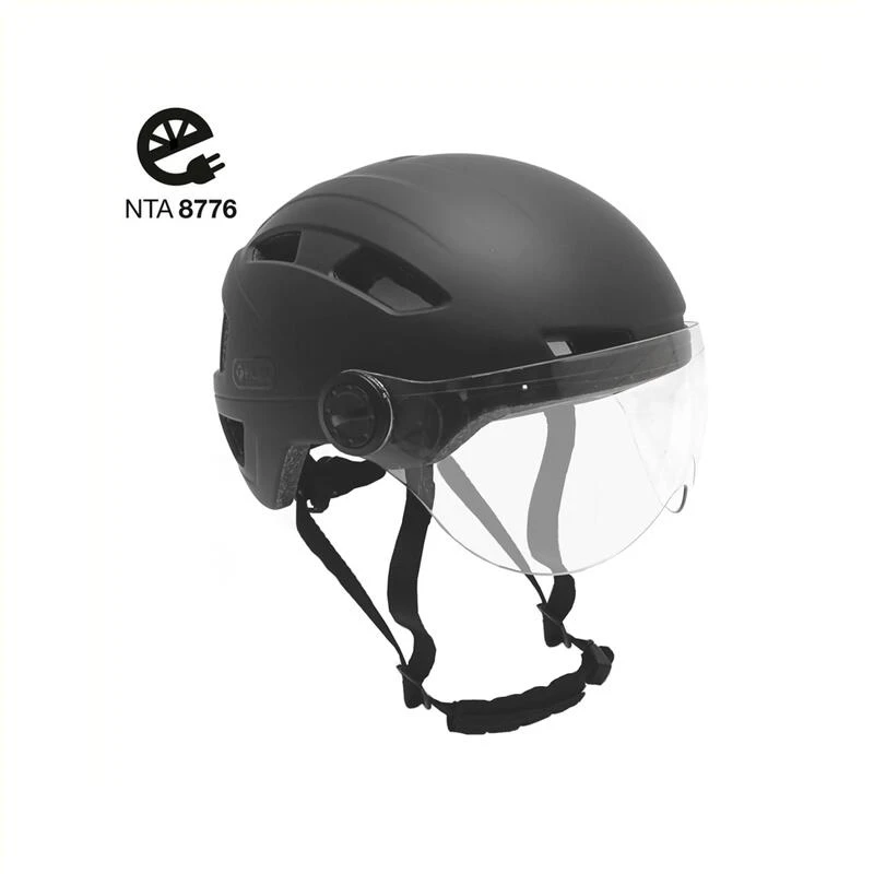 Casque Speed Pedelec Avec Visière - Casque Vélo Noir Mat 1 Casque Speed Pedelec Avec Visière - Casque Vélo Noir Mat