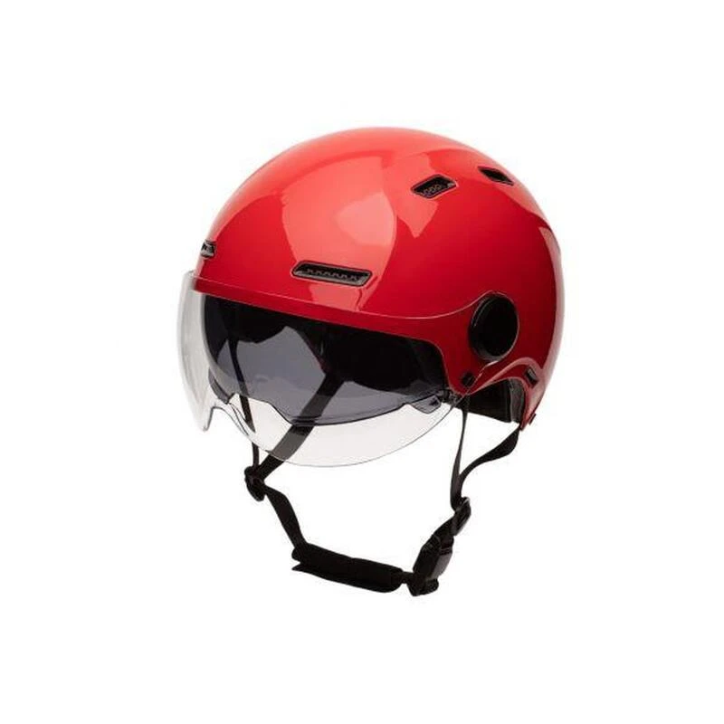 Casque Urbain Jet Cadence Rouge Avec Visière 1 Casque Urbain Jet Cadence Rouge Avec Visière