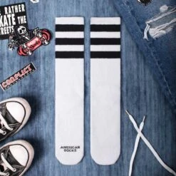 Chaussettes American Socks Old School II - Mid High -Cycle Libre Magasin chaussettes american socks old school ii mid high 6