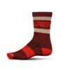 Ride Concepts Chaussettes D'entraînement Homme Fifty/Fifty Rouge