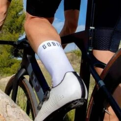 GOBIK Chaussettes Vélo Pure White -Cycle Libre Magasin chaussettes velo pure white 3