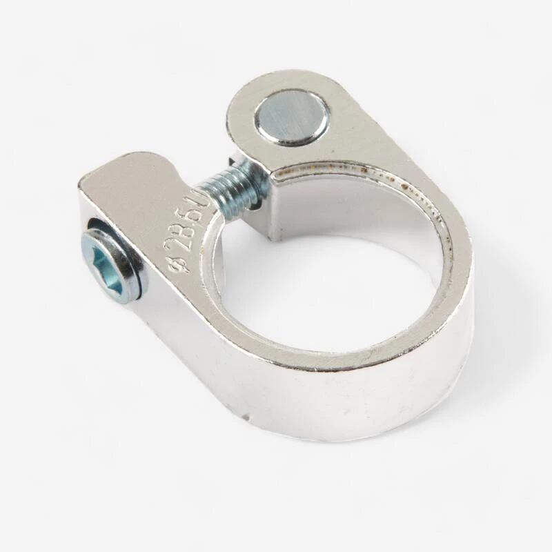 BTWIN Collier De Selle à Vis 28.6mm Argent 1 BTWIN Collier De Selle à Vis 28.6mm Argent