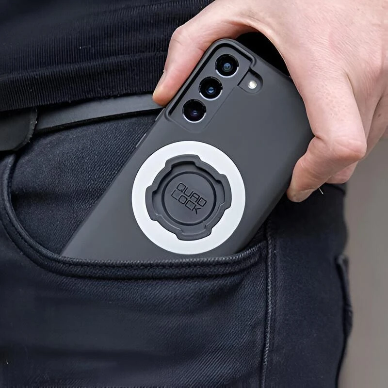 Coque Pour Téléphone Samsung S22 Plus - Quad Lock MAG - Couleur Noir 2 Coque Pour Téléphone Samsung S22 Plus - Quad Lock MAG - Couleur Noir – Image 2