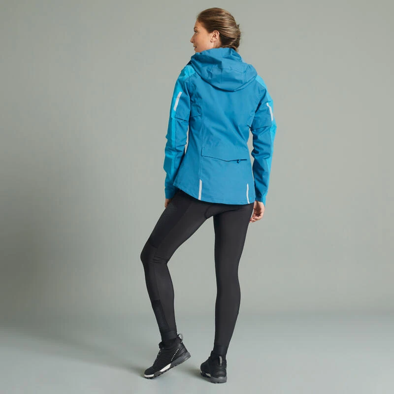 Rockrider COUPE PLUIE VELO VTT EXPL 700 FEMME BLEU 4 Rockrider COUPE PLUIE VELO VTT EXPL 700 FEMME BLEU – Image 4