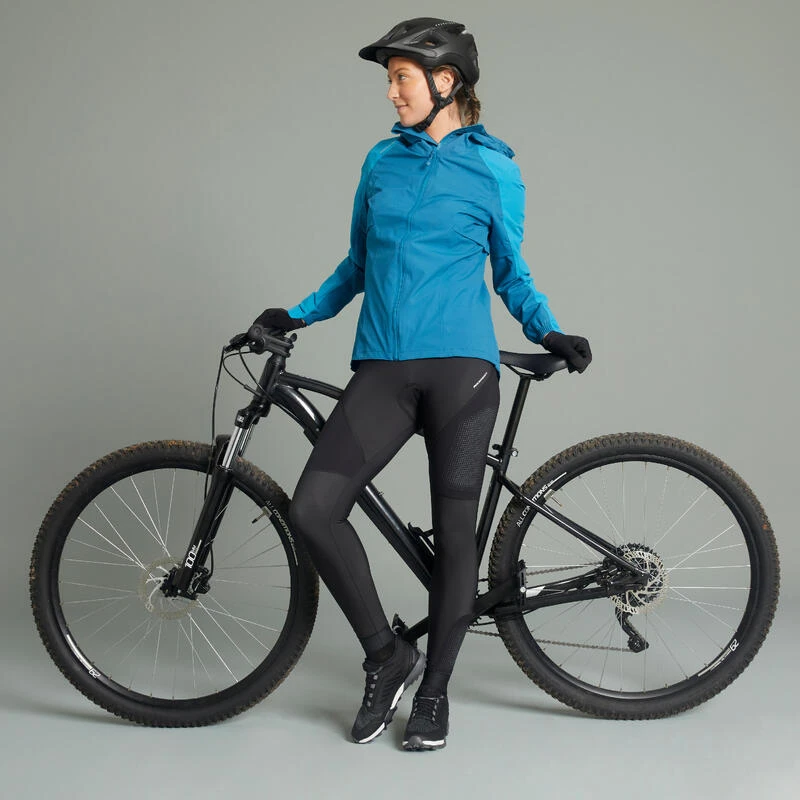 Rockrider COUPE PLUIE VELO VTT EXPL 700 FEMME BLEU 10 Rockrider COUPE PLUIE VELO VTT EXPL 700 FEMME BLEU – Image 10