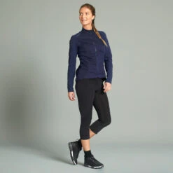 Rockrider COUPE VENT VELO VTT FEMME BLEU MARINE -Cycle Libre Magasin coupe vent velo vtt femme bleu marine 7