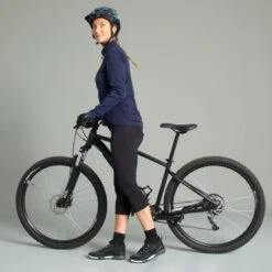 Rockrider COUPE VENT VELO VTT FEMME BLEU MARINE -Cycle Libre Magasin coupe vent velo vtt femme bleu marine 9