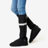 BTWIN Couvre Chaussures Hautes Imperméables Vélo Ville - Noir