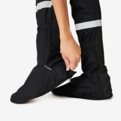 BTWIN Couvre Chaussures Hautes Imperméables Vélo Ville - Noir 9 BTWIN Couvre Chaussures Hautes Imperméables Vélo Ville - Noir -Cycle Libre Magasin couvre chaussures hautes impermeables velo ville noir 3