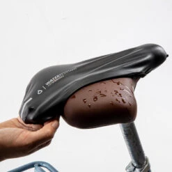 Decathlon COUVRE SELLE VELO WATERRESIST XL BLACK