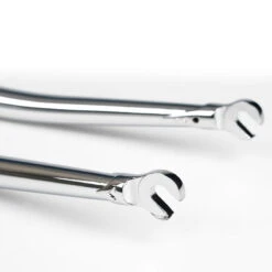 Fourche De Piste à Couronne Plate, Filetage 1 Pouce - Chrome -Cycle Libre Magasin fourche de piste a couronne plate filetage 1 pouce chrome 2