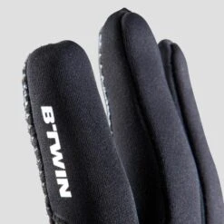 GANTS DE VELO 500 MI-SAISON NOIR -Cycle Libre Magasin gants de velo 500 mi saison noir 6