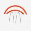 BTWIN Garde Boue Vélo 20 Pouces Orange (par Paire, Vendu Sans Kit De Vis)