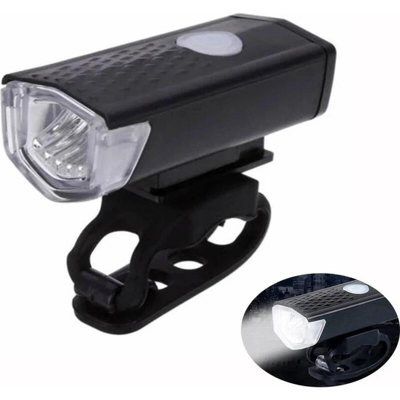 Kit D'éclairage LED Pour Vélo - Feu Avant Et Feu Arrière - 300 & 20 Lumens 6 Kit D'éclairage LED Pour Vélo - Feu Avant Et Feu Arrière - 300 & 20 Lumens – Image 6