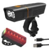 Kit D'éclairage Pour Vélo Feu Arrière Et Feu Avant LED USB Rechargeable