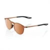 100% Lunettes De Soleil De Sport Adulte Legere Round Bronze