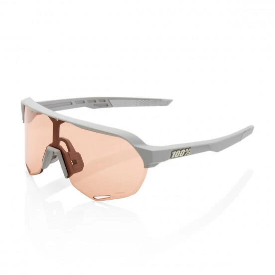 Lunettes Solaires 100% S2 Soft Tact Stone Grey Hiper Coral Lens 1 Lunettes Solaires 100% S2 Soft Tact Stone Grey Hiper Coral Lens