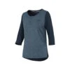 IXS Maillot De Vélo Manches Longues Femme Carve X Women Henley Bleu