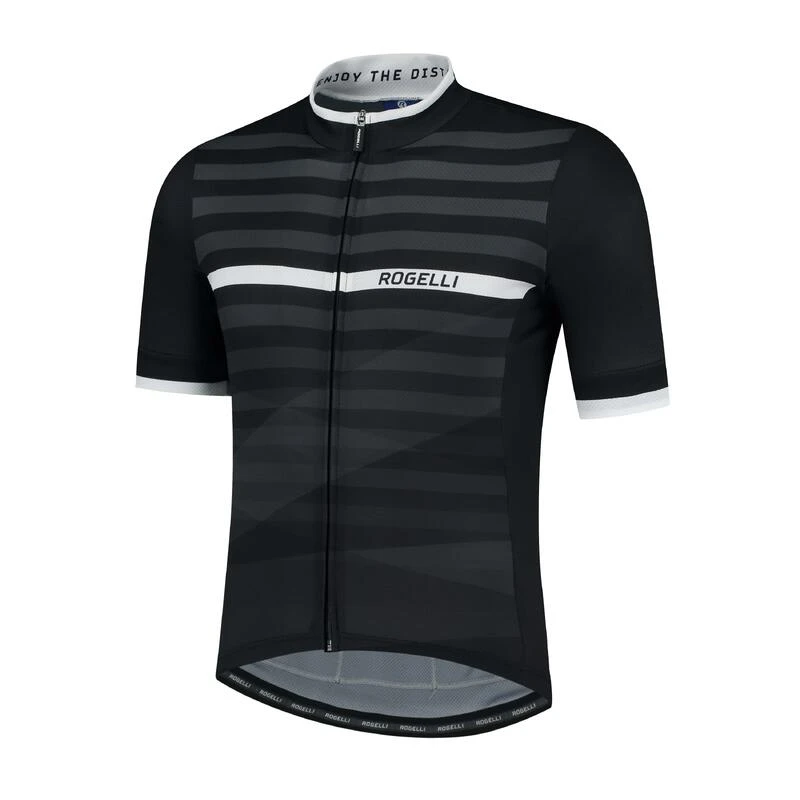 Rogelli Maillot Manches Courtes Velo Homme - Stripe 1 Rogelli Maillot Manches Courtes Velo Homme - Stripe