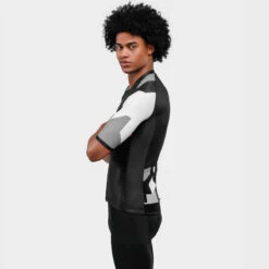 Maillot Vélo Manches Courtes Homme Cyclisme M2 Yorkshire Noir -Cycle Libre Magasin maillot velo manches courtes homme cyclisme m2 yorkshire noir 2