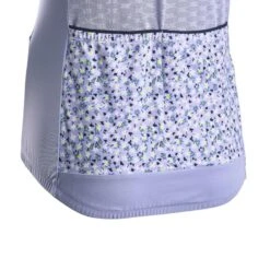 MAILLOT VELO ROUTE MANCHES COURTES RC500 FEMME FLORAL LAVANDE -Cycle Libre Magasin maillot velo route manches courtes rc500 femme floral lavande 4
