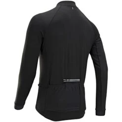 MAILLOT VELO ROUTE MANCHES LONGUES MI-SAISON HOMME - RC100 NOIR -Cycle Libre Magasin maillot velo route manches longues mi saison homme rc100 noir 2