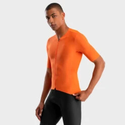 Maillot Vélo Ultraléger Homme Cyclisme SRX PRO Altea Orange Vif -Cycle Libre Magasin maillot velo ultraleger homme cyclisme srx pro altea orange vif 2