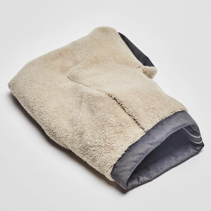 BTWIN MANCHONS EN TISSU CHAUD ET IMPERMEABLE AMOVIBLES VELO VILLE 940 GRIS 3 BTWIN MANCHONS EN TISSU CHAUD ET IMPERMEABLE AMOVIBLES VELO VILLE 940 GRIS – Image 3