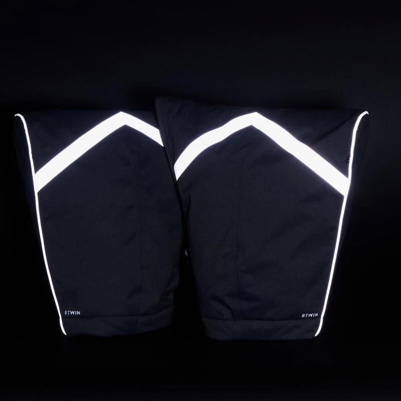 BTWIN MANCHONS EN TISSU CHAUD ET IMPERMEABLE AMOVIBLES VELO VILLE 940 GRIS 7 BTWIN MANCHONS EN TISSU CHAUD ET IMPERMEABLE AMOVIBLES VELO VILLE 940 GRIS – Image 7