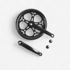 Pédalier Simple 52T 170mm Noir