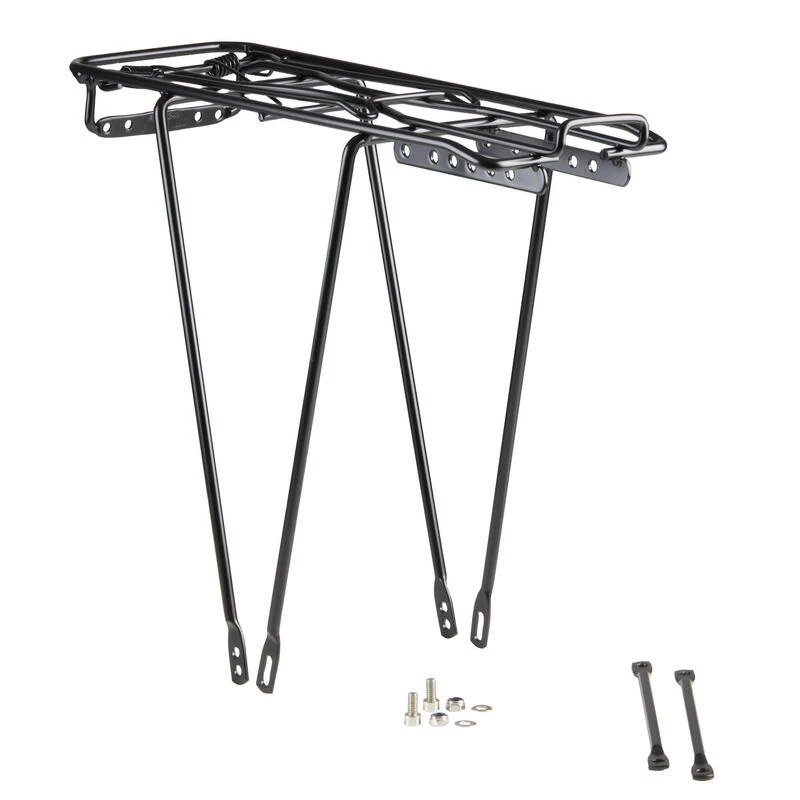 BTWIN Porte Bagage Pour Vélo 24 Pouces Noir 1 BTWIN Porte Bagage Pour Vélo 24 Pouces Noir