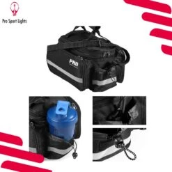 Porte-bagages Arrière - 8 à 20 Litres - Imperméable Avec Housse De Pluie -Cycle Libre Magasin porte bagages arriere 8 a 20 litres impermeable avec housse de pluie 6