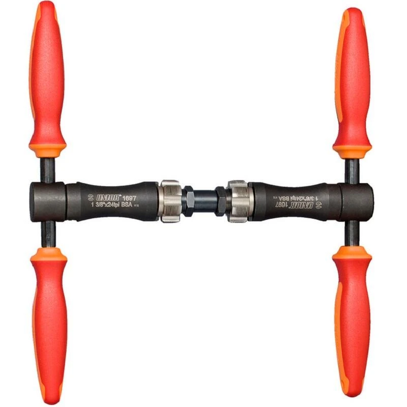 Unior Porte Tarauds Boite Pedalier - Red - 6 Pcs 1 Unior Porte Tarauds Boite Pedalier - Red - 6 Pcs