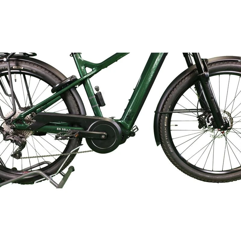 Moustache Reconditionné - Vélo électrique VTC - Samedi 27 XRoad 7 Vert - Parfait état 2 Moustache Reconditionné - Vélo électrique VTC - Samedi 27 XRoad 7 Vert - Parfait état – Image 2