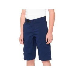 100% Ridecamp Youth Short - Bleu Marine