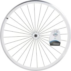 ROUE FIXIE 700 BLANC AVANT -Cycle Libre Magasin roue fixie 700 blanc avant 3