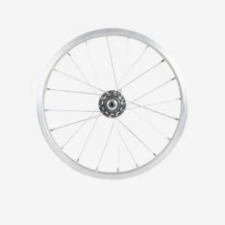 BTWIN Roue Vélo Enfant 16 Pouces Arrière à Roue Libre Intégré 11 Dents Argent