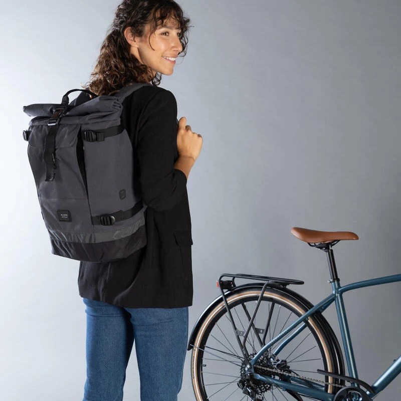 SAC A DOS VELO POUR PORTE BAGAGES SIMPLE 1X25L 4 SAC A DOS VELO POUR PORTE BAGAGES SIMPLE 1X25L – Image 4