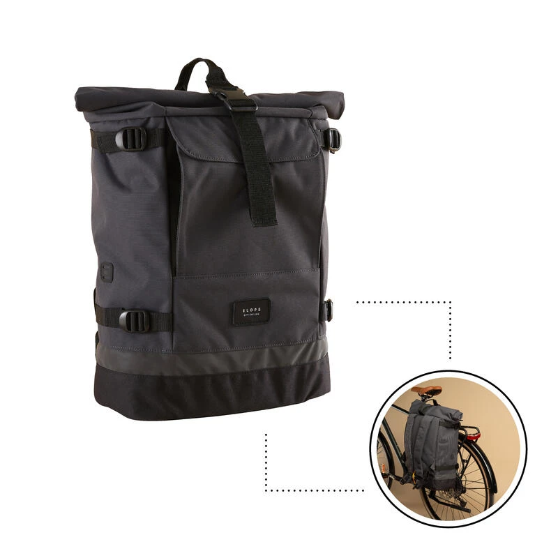 SAC A DOS VELO POUR PORTE BAGAGES SIMPLE 1X25L 1 SAC A DOS VELO POUR PORTE BAGAGES SIMPLE 1X25L